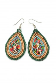 Ceramic Teardrop Earrings